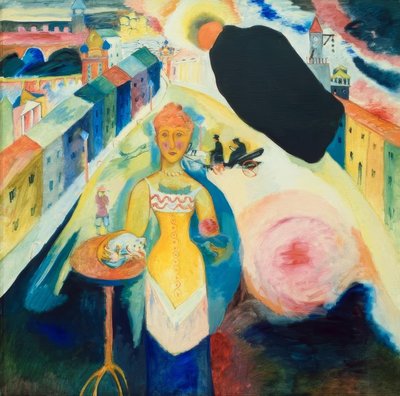 Dame à Moscou - Wassily Kandinsky